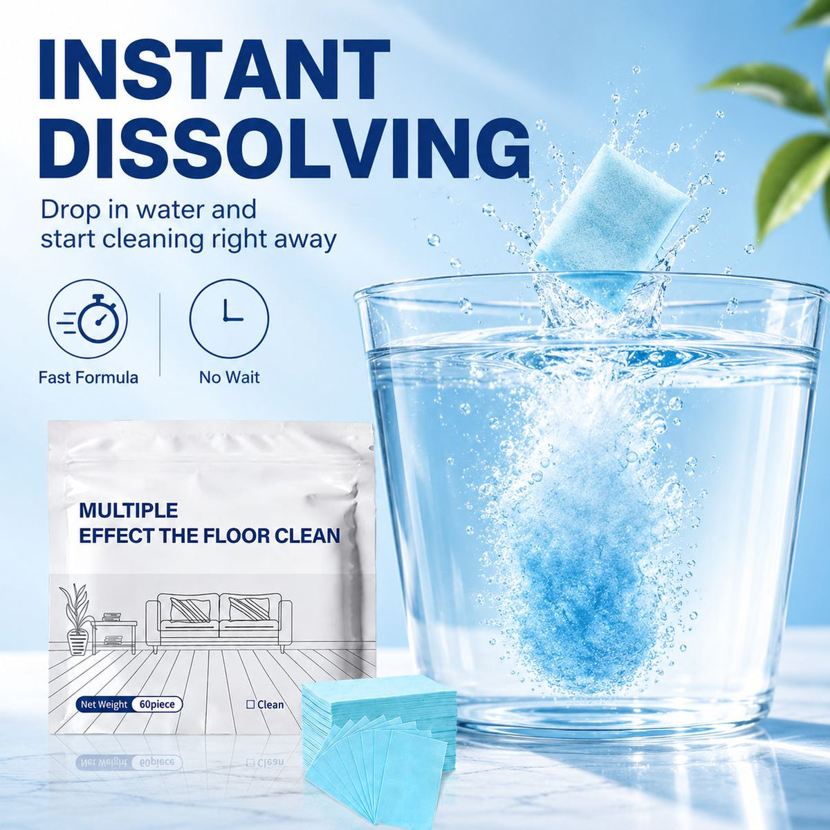 Multi-Effect Floor Cleaning Tablets