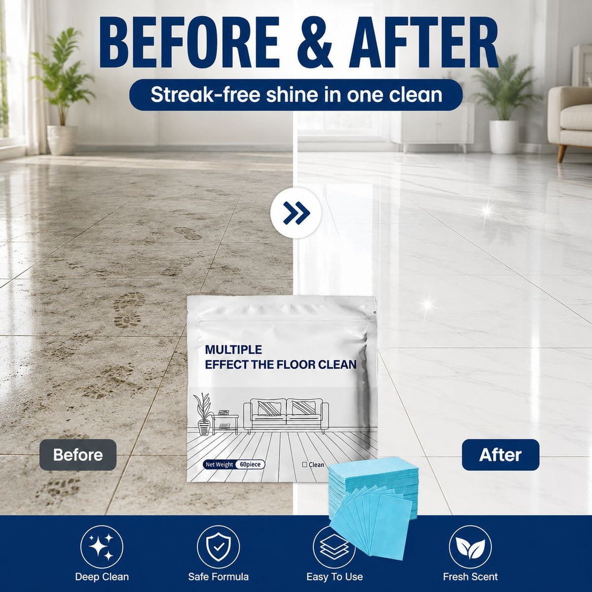 Multi-Effect Floor Cleaning Tablets